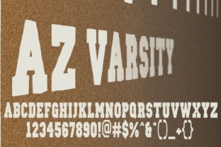 AZ Varsity: The Bold, Collegiate Font for Modern Brands
