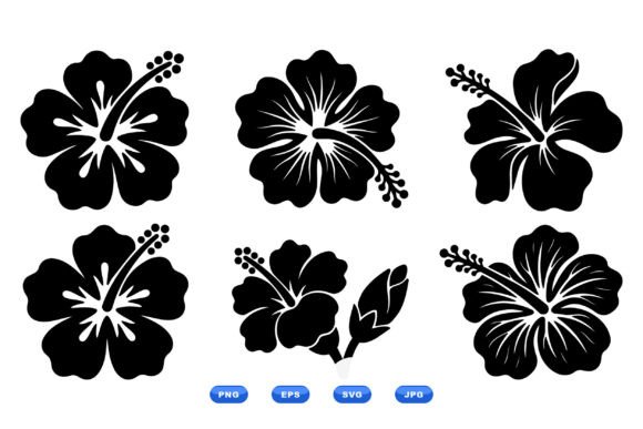 Elevate Brands with Tropical Hibiscus SVG Clipart