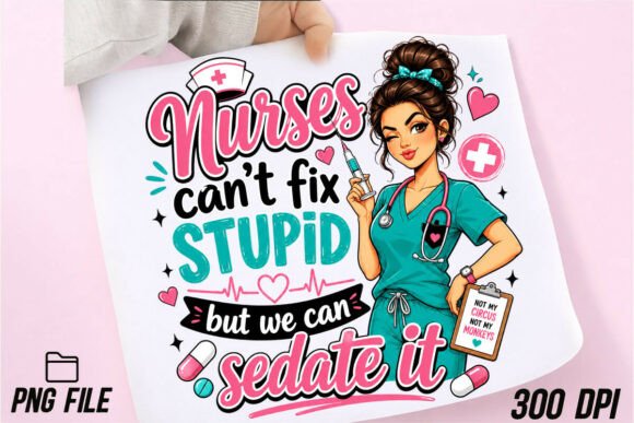 Elevate Your Projects with a Nurse Humor Quote PNG and the Perfect Funny Nurse Gift