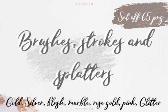 Elevating Designs with Bold Brush Strokes and Splatters
