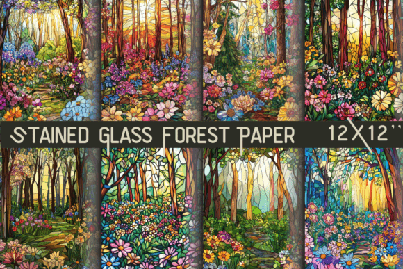 Evaluating Stained Glass Forest Paper for Fantasy and Nature-Themed Crafts