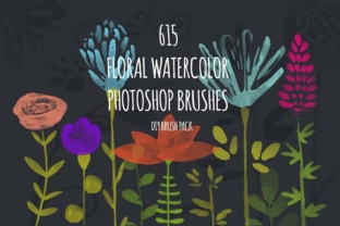 Evaluating the 615 PS Watercolor Brushes for Digital Floral Design