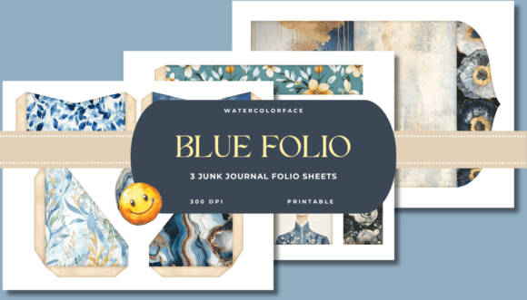 Exploring the Blue Junk Journal Folio: A Practical Guide to Digital Paper Crafting