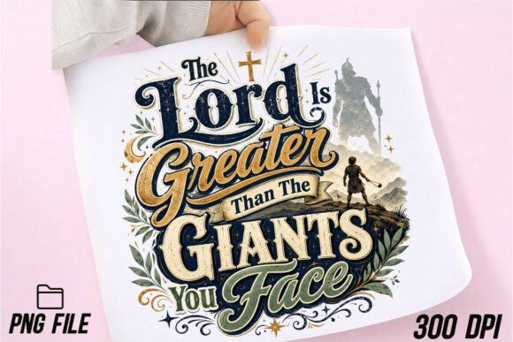 Strategic Implementation of the Christian Lord is Greater Than Giant PNG for Brand and Creative Growth