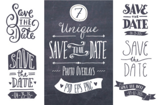 Transform Your Engagement Photos with Hand-Drawn Save the Date Overlays