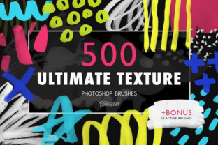 Transforming Digital Designs with Ultimate Texture - 500 PS Brushes